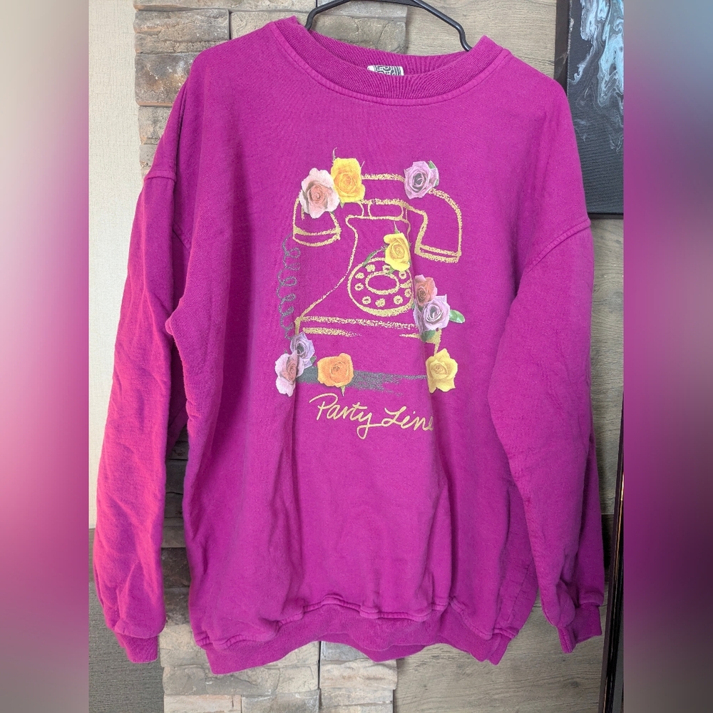 🏔️ Vintage Maze 100% Cotton Part Line Sweatshirt